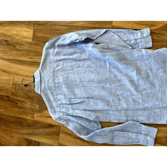 Joseph A Bank Reserve Size Small Linen Men's Button Up - Picture 3 of 3